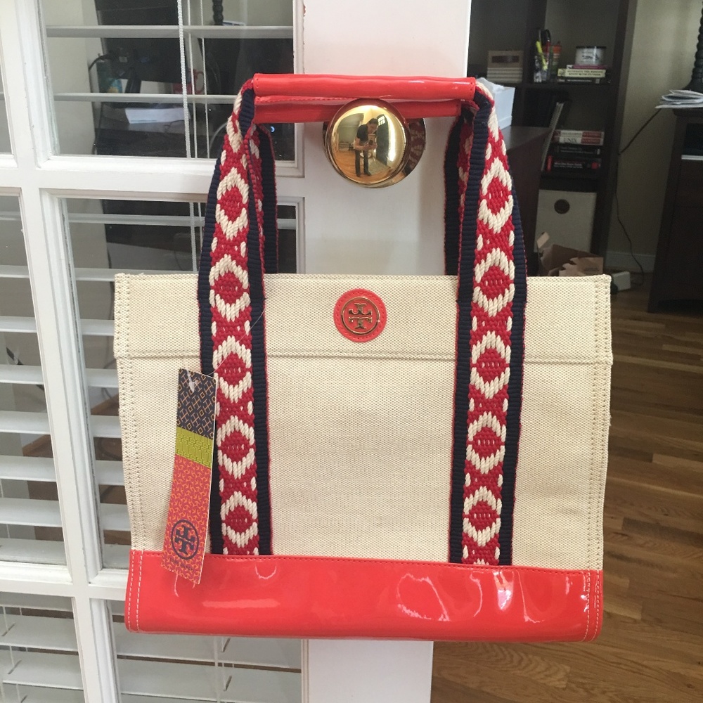 Tory Burch Habanero Pepper Mini Tote